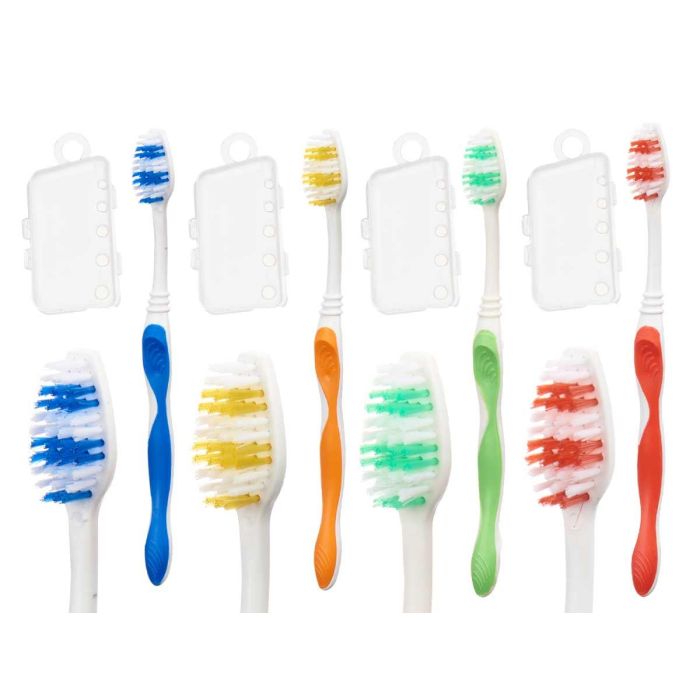 Set 4 Cepillos Dientes Funda Berilo 12X24CM (48 Unidades) 1 Set 4 Cepillos Dientes Funda Berilo 12X24CM (48 Unidades) 1