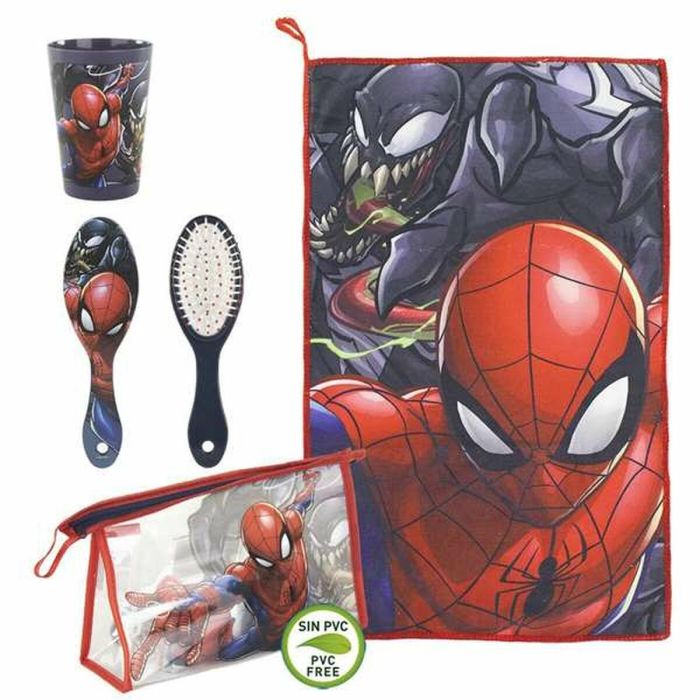 Set de Viaje Spiderman Rojo (4 pcs) 6