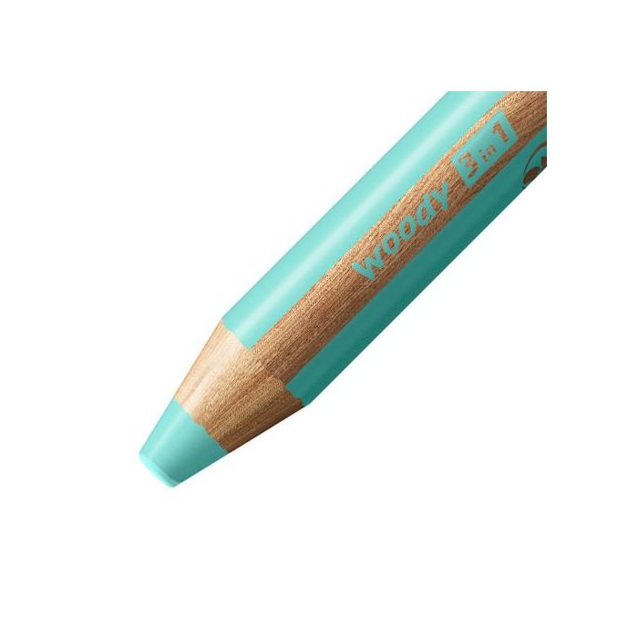 Stabilo 8806-3 STABILO woody 3 in 1 Lápices de Colores, Caja de 6 Piezas, Surtidos 1