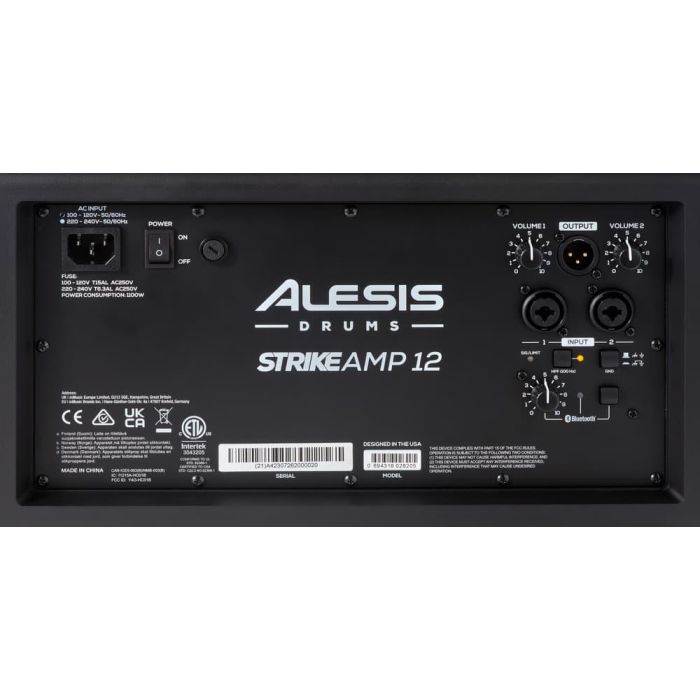 Alesis Strike Amp12 Mkii Monitor Activo para Batería Electrónica 1100 W RMS Bluetooth 132 dB 3