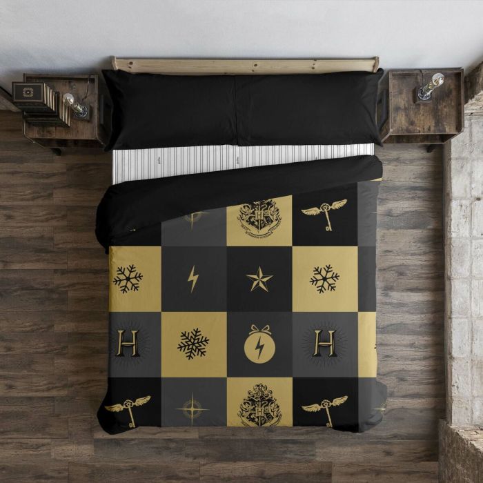 Funda Nórdica Harry Potter Hogwarts Multicolor 140 x 200 cm Cama de 80