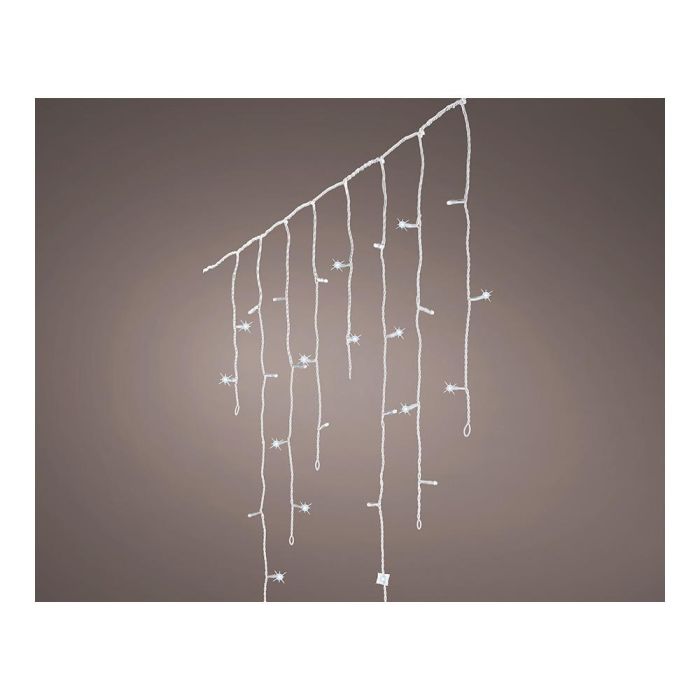 Cortina led icicle, 240 leds, multifunción, luz fría, exterior, 5,8 m 0 Cortina led icicle, 240 leds, multifunción, luz fría, exterior, 5,8 m 0