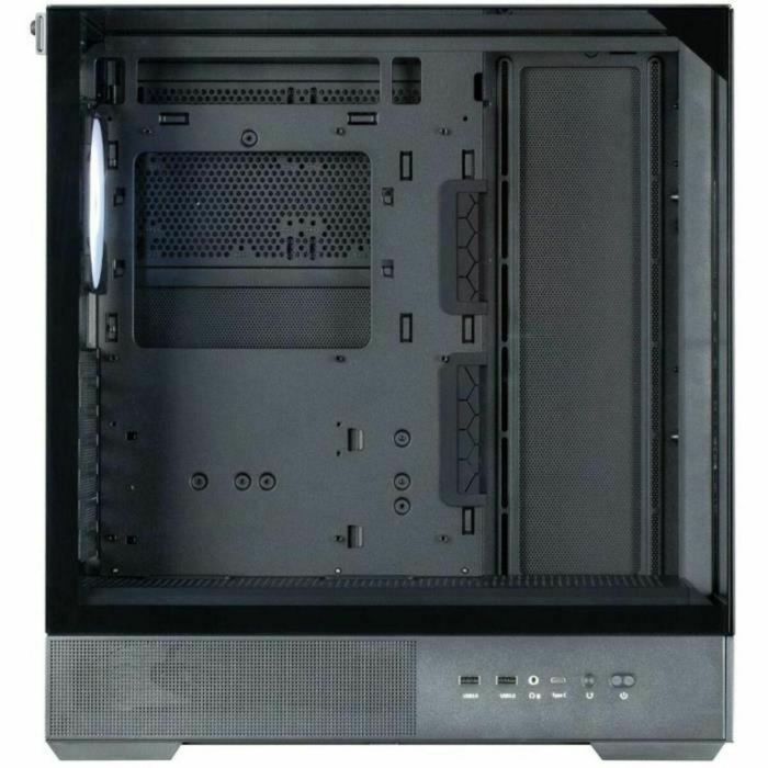 Zalman P40 Prism Black Midi Tower PC Negra para ATX/Micro ATX/Mini-ITX con ventana lateral y bahías 2.5/3.5" 28