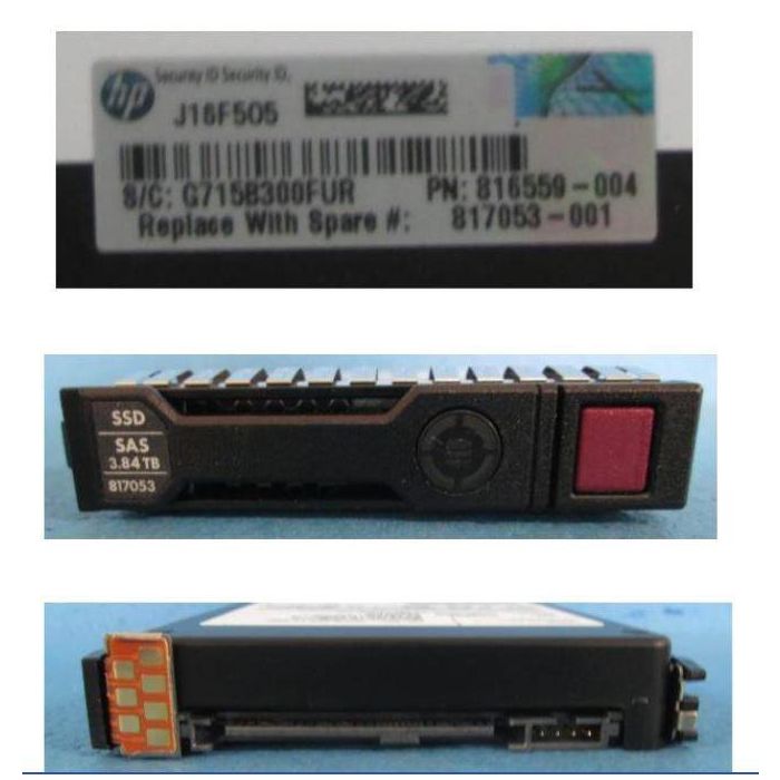 Hewlett Packard Enterprise 3.84TB, 2.5", SAS, 12 Gbit/s 1