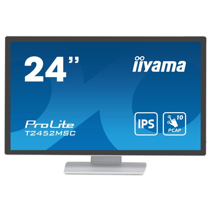 iiyama T2452MSC-W1 Monitor Táctil 23.8 Pulgadas IPS Full HD 1920x1080 HDMI USB Blanco 15