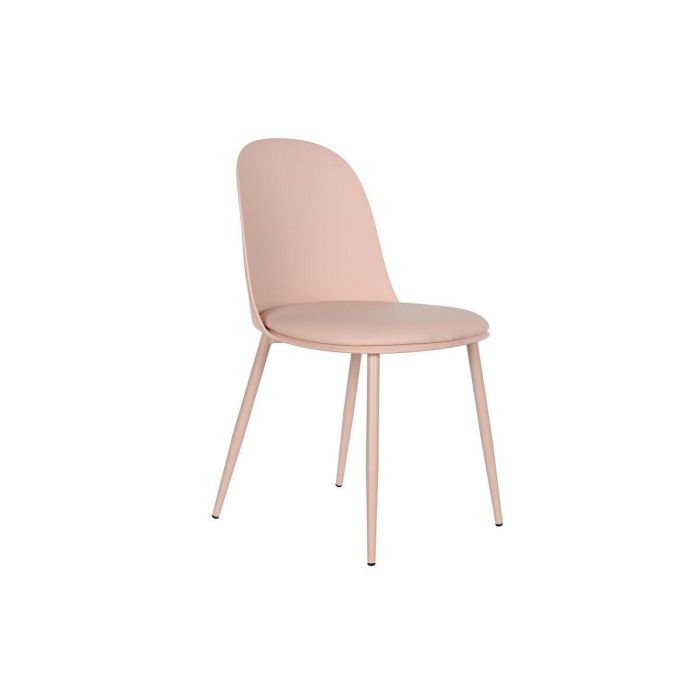 Silla Scandi DKD Home Decor Rosa 46 x 83 x 45 cm