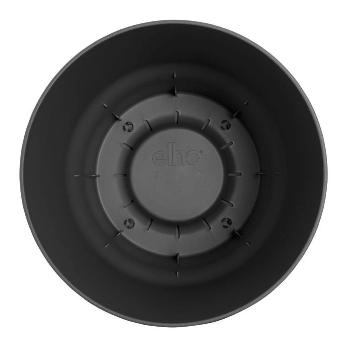 Elho Juego 2 Maceteros Redondos Greenville - Ø14xH13.4 cm y Ø16xH15.3 cm - 7 L - Negro 2 Elho Juego 2 Maceteros Redondos Greenville - Ø14xH13.4 cm y Ø16xH15.3 cm - 7 L - Negro 2