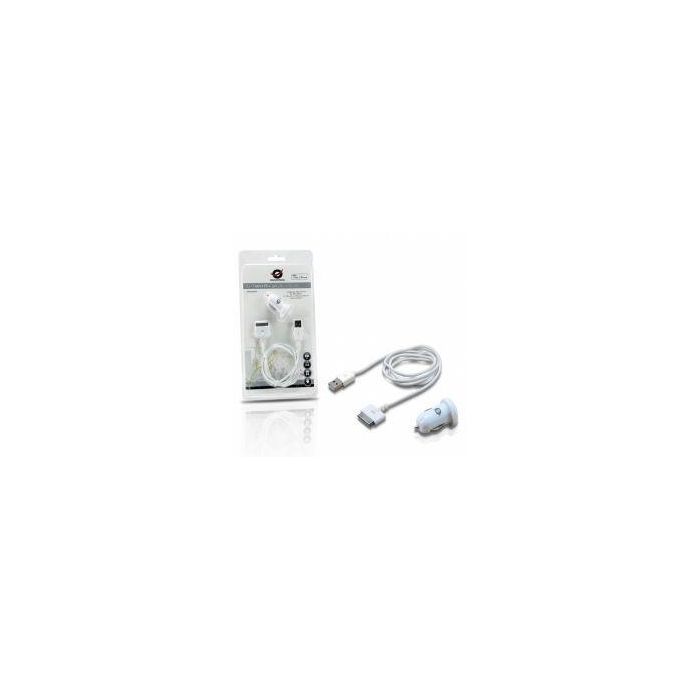Conceptronic Cargador USB Coche para Apple iPhone iPod iPad, 2 Puertos USB, 2A, 5V Conceptronic Cargador USB Coche para Apple iPhone iPod iPad, 2 Puertos USB, 2A, 5V
