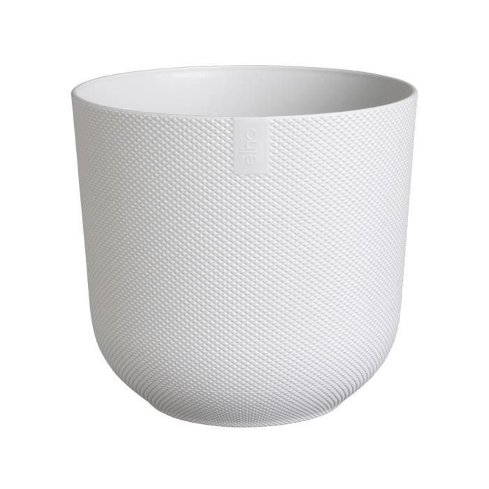 Maceta - Elho - Jazz Redonda - Blanca - Ø 26 x H 24 cm - Interior - 100% reciclada Maceta - Elho - Jazz Redonda - Blanca - Ø 26 x H 24 cm - Interior - 100% reciclada