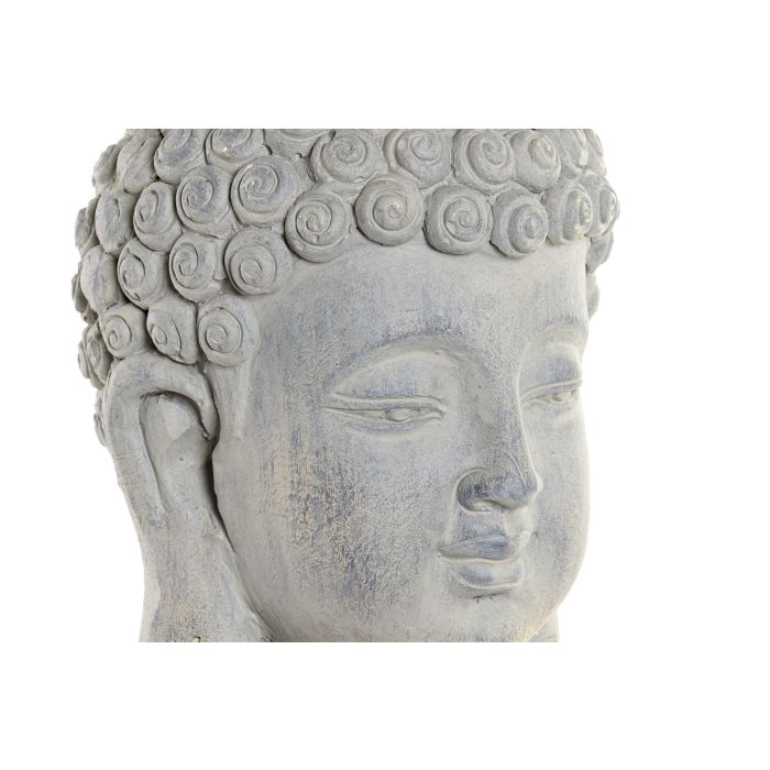 DKD Home Decor Figura Oriental de Buda para Decoración del Hogar, de Magnesia, Color Gris, 47 x 35 x 24 cm (Set de 2 Unidades) 0 DKD Home Decor Figura Oriental de Buda para Decoración del Hogar, de Magnesia, Color Gris, 47 x 35 x 24 cm (Set de 2 Unidades) 0