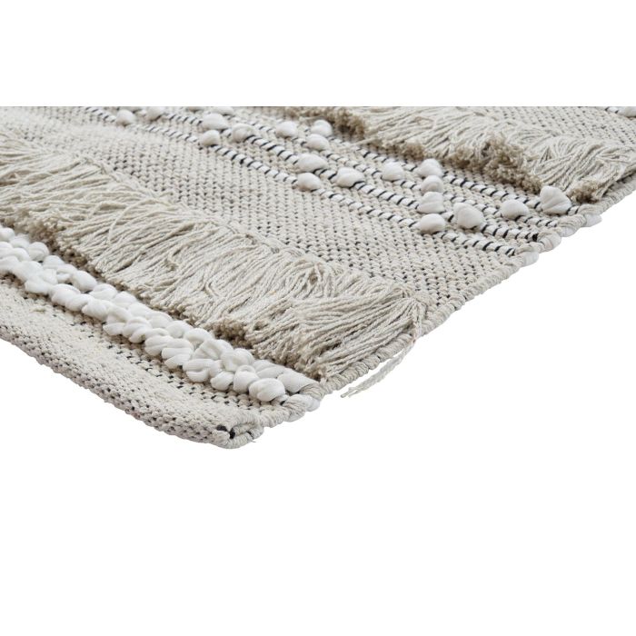 DKD Home Decor Alfombra Boho Dodoma Negro Blanco 290 x 1 x 200 cm 2