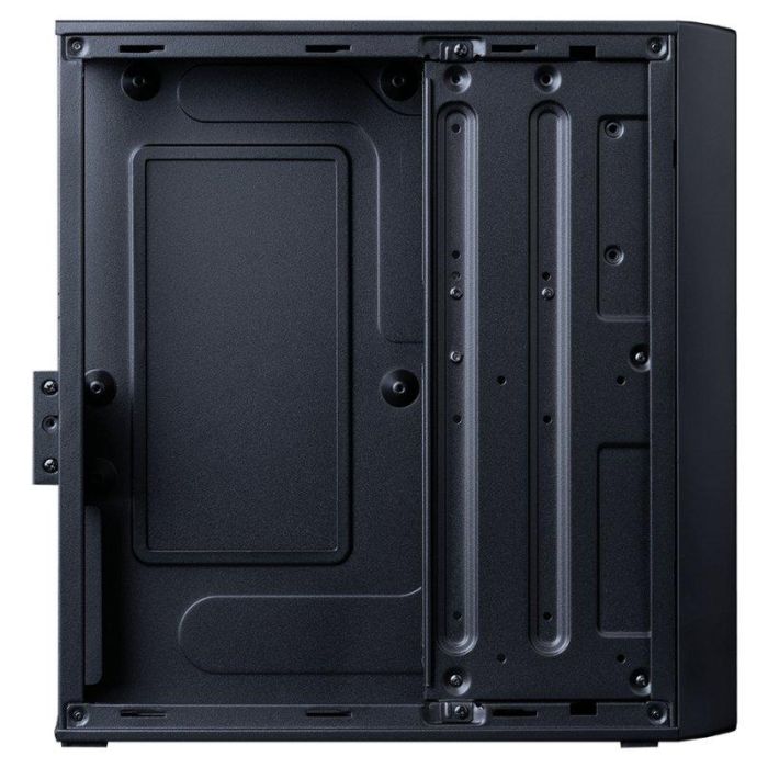 Hiditec SM10 Caja PC Sobremesa Chasis Slim ITX Compacta Negro, Compatible con Fuentes SFX, USB 3.0/2.0, ODD 5.25" 3