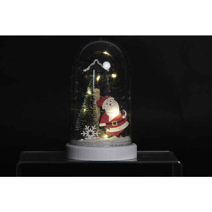 DKD Home Decor Decoración Navidad Tradicional Papá Noel y Muñeco de Nieve con Luz LED MDF Cristal Blanco Rojo Verde 11x11x18 cm Pack 6 Unidades 1 DKD Home Decor Decoración Navidad Tradicional Papá Noel y Muñeco de Nieve con Luz LED MDF Cristal Blanco Rojo Verde 11x11x18 cm Pack 6 Unidades 1