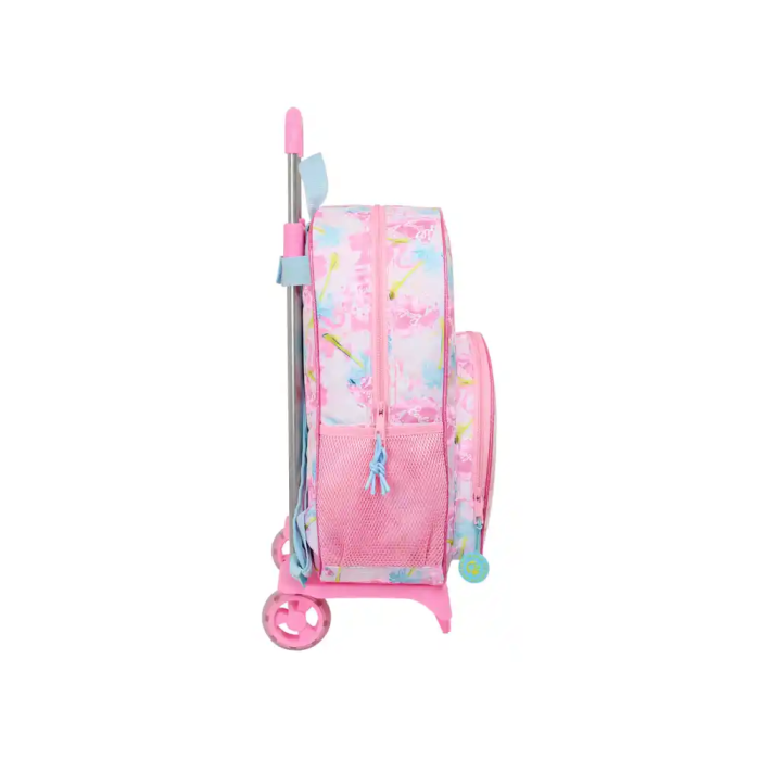Mochila Escolar con Ruedas Barbie Painterly Rosa Azul cielo 33 x 42 x 14 cm 2