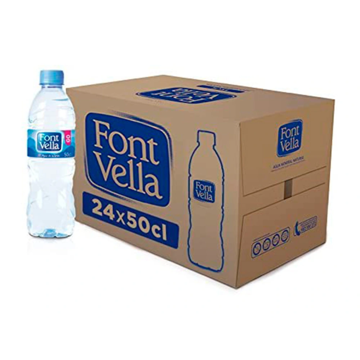 Font vella Sant Hilari Agua Mineral Natural 500 ml Botella 1 Font vella Sant Hilari Agua Mineral Natural 500 ml Botella 1