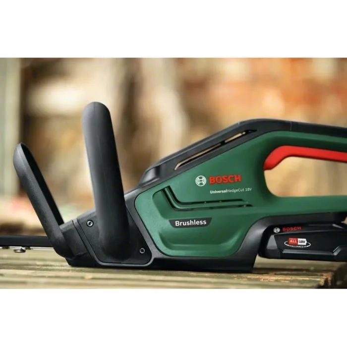 Bosch Cortasetos Inalámbrico Hedge Cut 18-55 18V con 2 Baterías 4