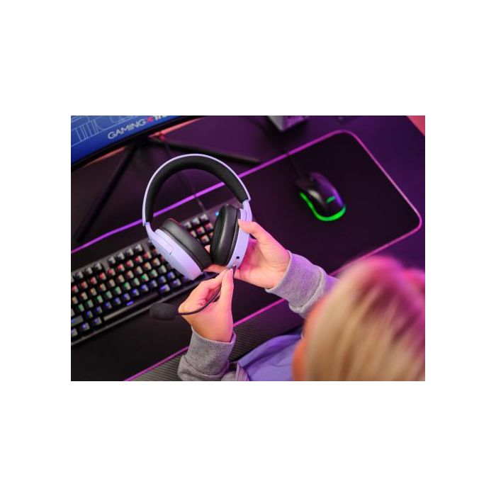 Trust GXT 490P FAYZO Auriculares Alámbricos Gaming USB Sonido Envolvente 7.1 Micrófono RGB Negro/Púrpura 8 Trust GXT 490P FAYZO Auriculares Alámbricos Gaming USB Sonido Envolvente 7.1 Micrófono RGB Negro/Púrpura 8