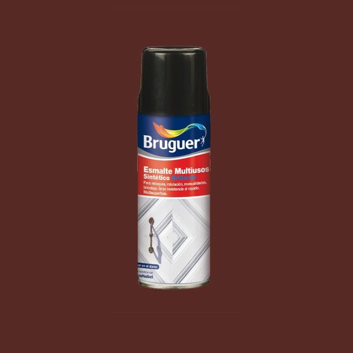 Bruguer Esmalte sintético multiuso spray pardo brillante 0,4l 5197984