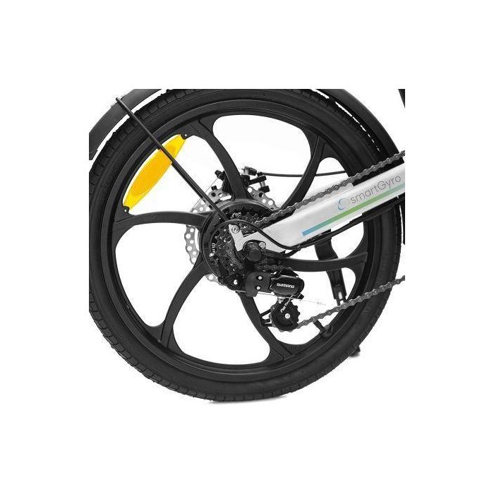 Bicicleta Eléctrica SmartGyro Ebike Crosscity/ Motor 250W/ Ruedas 20"/ Blanca 4