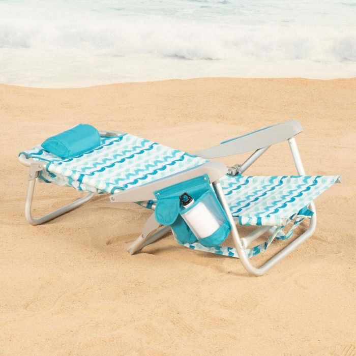 Silla de Playa Aktive 50 x 70 x 45 cm (2 Unidades) 4 Silla de Playa Aktive 50 x 70 x 45 cm (2 Unidades) 4