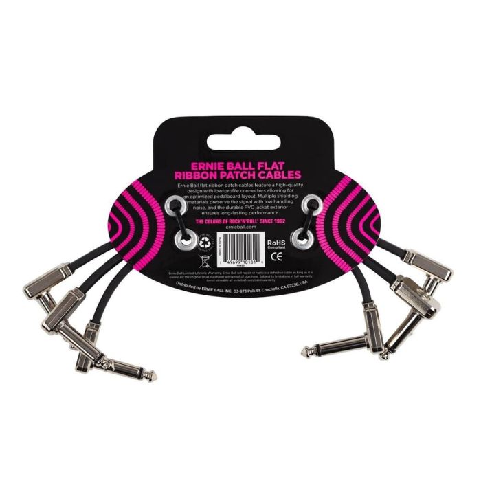 Cable Eb Pacth Flat Ribbon 6? Negro - Pack 3 1 Cable Eb Pacth Flat Ribbon 6? Negro - Pack 3 1