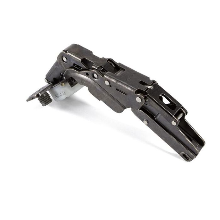 Salice C2BKAE6 Bisagra Silentia+ 155° Ø35 Montaje Directo Acabado Titanio Codo Recto para Puertas 16-26mm Cierre Amortiguado 1