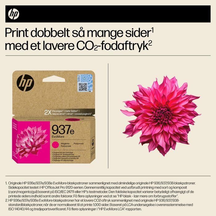 HP 937e EvoMore Magenta Original Ink Cartridge 5 HP 937e EvoMore Magenta Original Ink Cartridge 5