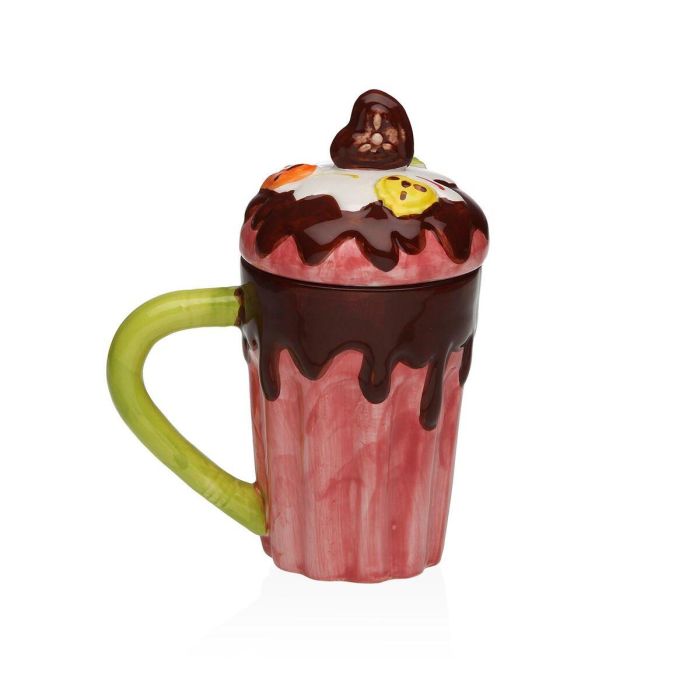 Taza Mug Helado Versa, Cerámica, 15x8 cm, Estilo Fusion-Chic (4 Unidades) 2 Taza Mug Helado Versa, Cerámica, 15x8 cm, Estilo Fusion-Chic (4 Unidades) 2