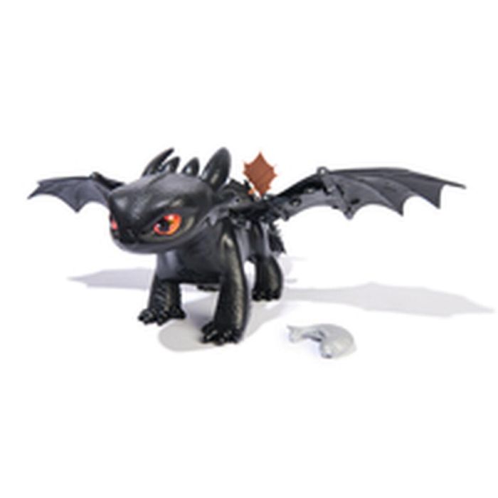 Spin Master Dragón Interactivo Toothless Doma y Entrena, 5 Personalidades, 60 Sonidos y Reacciones, Edad 4+, Pilas AAA, 25,4x33x20,3 cm 2 Spin Master Dragón Interactivo Toothless Doma y Entrena, 5 Personalidades, 60 Sonidos y Reacciones, Edad 4+, Pilas AAA, 25,4x33x20,3 cm 2