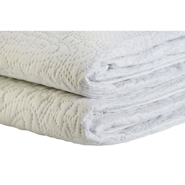 Colcha Romantico DKD Home Decor Blanco 270 x 1 x 270 cm 2 Colcha Romantico DKD Home Decor Blanco 270 x 1 x 270 cm 2