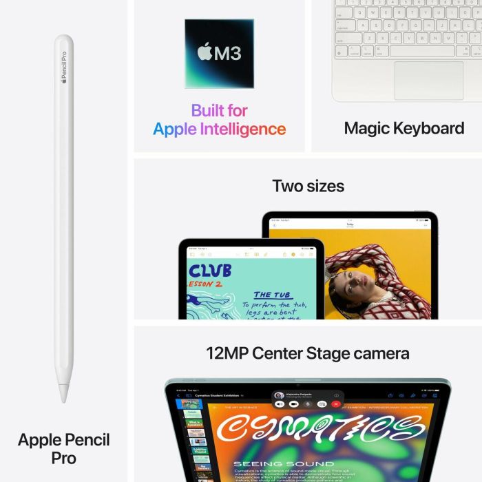 Apple iPad Air 13" 7th Wi-Fi Cell/ 5G/ M3/ 512GB/ Blanco Estrella 8 Apple iPad Air 13" 7th Wi-Fi Cell/ 5G/ M3/ 512GB/ Blanco Estrella 8