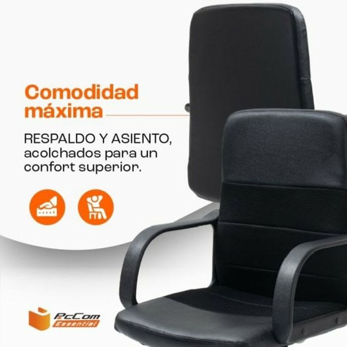 Silla de Oficina PcCom Negro 3