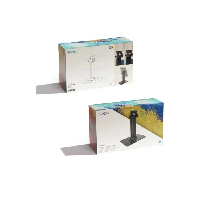 TooQ TQATC2601-B Soporte Mesa Tablet VESA 75x75 3kg Negro 4