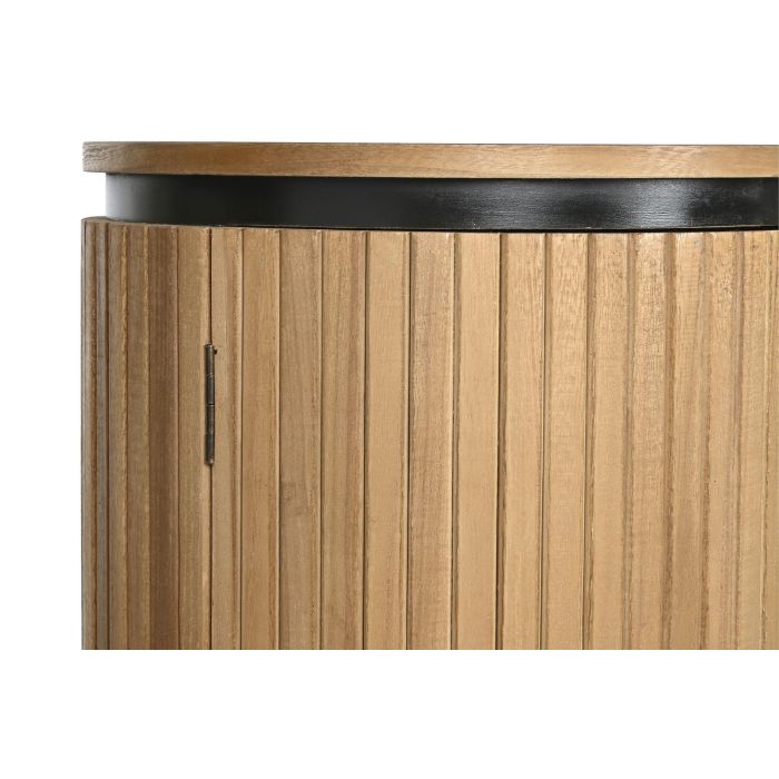 Mueble Tv Balines DKD Home Decor Natural Negro 40 x 55 x 180 cm 4 Mueble Tv Balines DKD Home Decor Natural Negro 40 x 55 x 180 cm 4