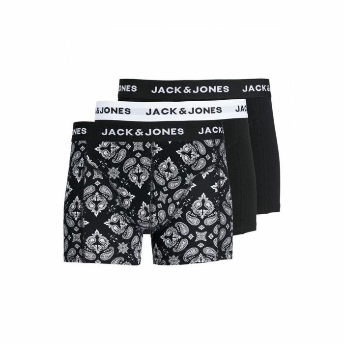 Bóxer de Hombre Jack & Jones Jacparis Trunks Negro 0 Bóxer de Hombre Jack & Jones Jacparis Trunks Negro 0
