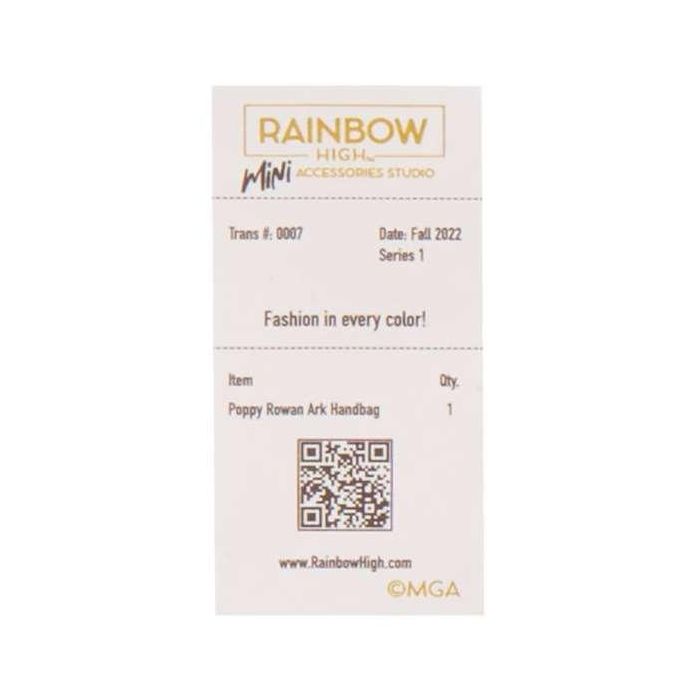 Rainbow High Bolsos de Moda con Accesorios y Modelos Surtidos 23