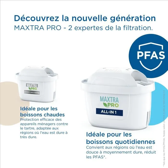 Brita Marella Bleue XL Jarra con Filtro (3.5L) Incluye 1 Cartucho Maxtra Pro All-1 5