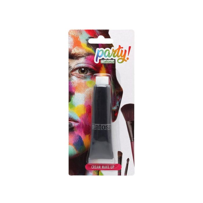Maquillaje Crema Pintura Facial Color Negro - Ideal para caracterizaciones y looks góticos