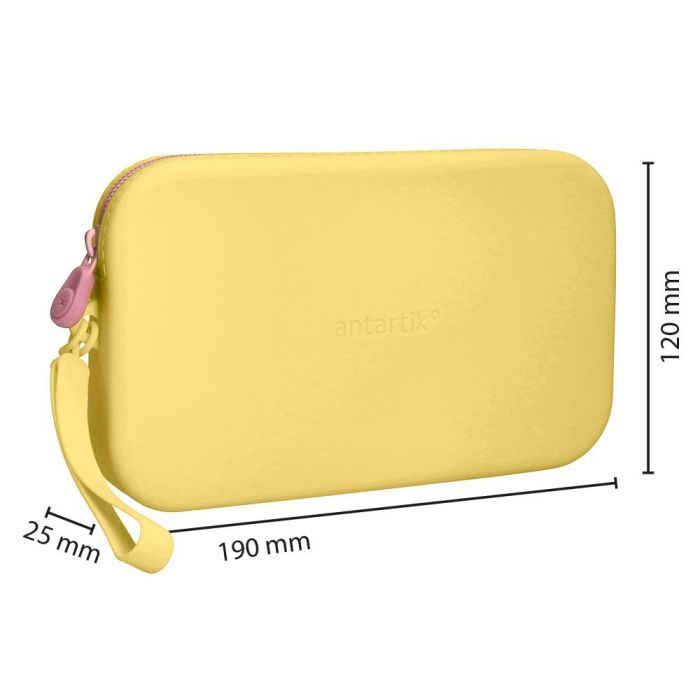 Estuche Portatodo Antartik Tropical Dive Silicona Soft Rectangular 190x120x25 mm Amarillo 1