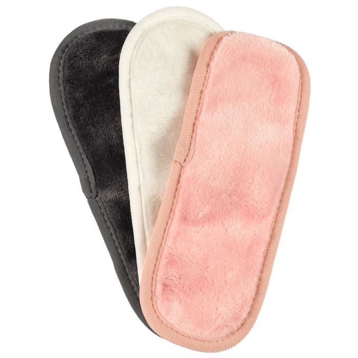 Cosmetic Club Juego de 3 Toallas Desmaquillantes de Microfibra, Solo Necesita Agua, Colores Surtidos, 20x7 cm 3