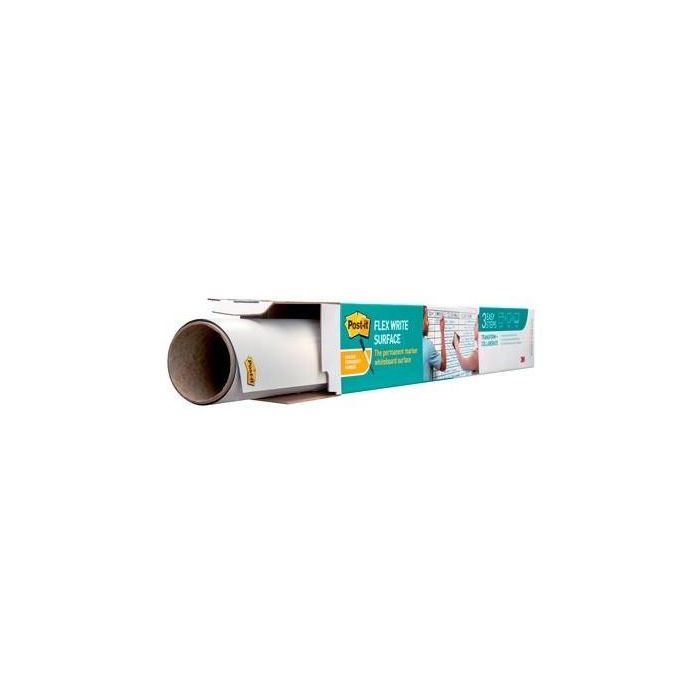 Superficie Adhesiva de Borrado En Seco 0,609X0,914M Super Sticky Flex Write Rollo Fws3X2 Post-It 7100197625