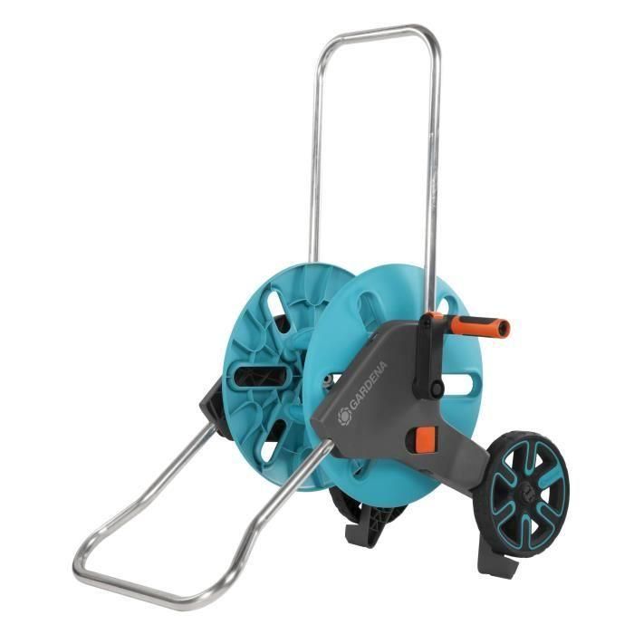 Enrollador de manguera GARDENA Aquaroll M - Función Kick & Stand 2 Enrollador de manguera GARDENA Aquaroll M - Función Kick & Stand 2