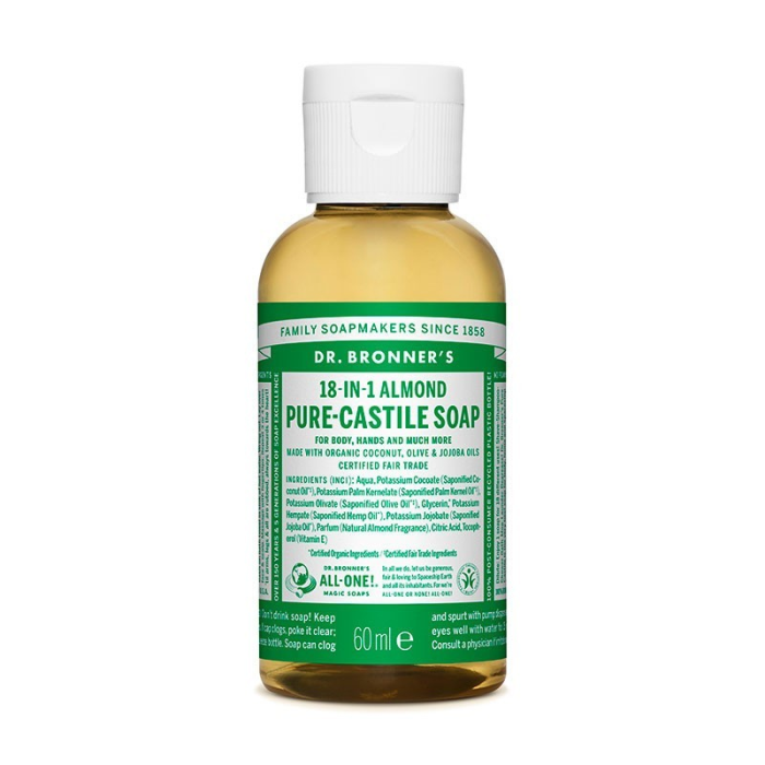 Dr Bronner'S Jábon Líquido Almendras 60 mL