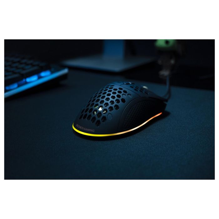 Deltaco Gaming GAM-108 Ratón Gaming RGB, Óptico, 6400 DPI, 7 Botones, Cable USB 1.8m, Negro 7