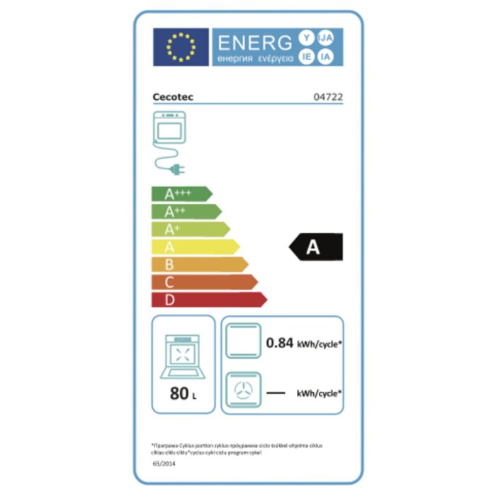 Cecotec Horno Eléctrico Bolero Hexa C126400 Line A 2800W 80L con Steam Assist 4 Cecotec Horno Eléctrico Bolero Hexa C126400 Line A 2800W 80L con Steam Assist 4