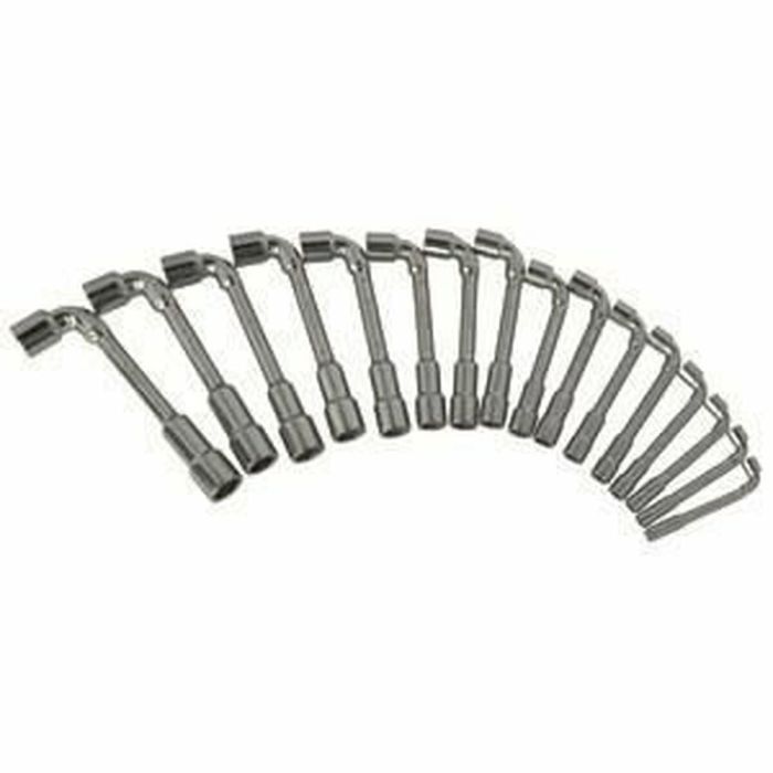 Ks Tools 517.0441 Caja de 16 Llaves de Tubo Abiertas Métricas Hexagonales de 8 a 24 mm 1