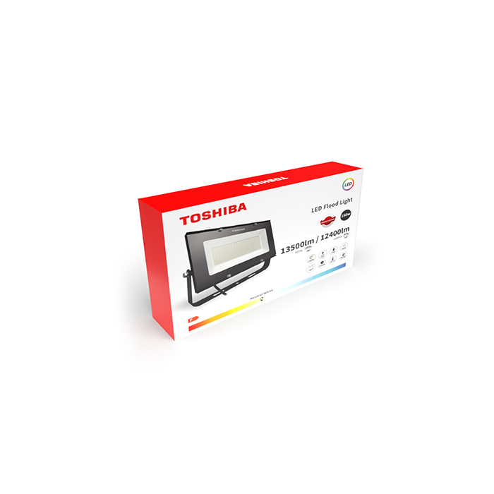 Toshiba Proyector LED 100W 6500K IP65 - Negro