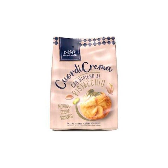 SOTTOLESTELLE Galleta Rellena Crema de Pistacho Bio 200g