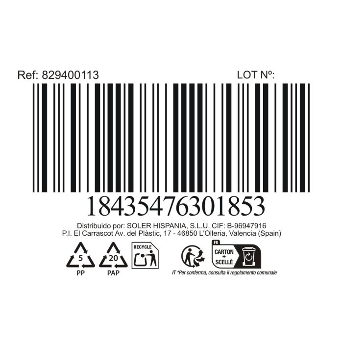 La Mediterranea Set de 3 Tazas de Café 8 Cl Napoli Abstracto (24 Cajas) 3