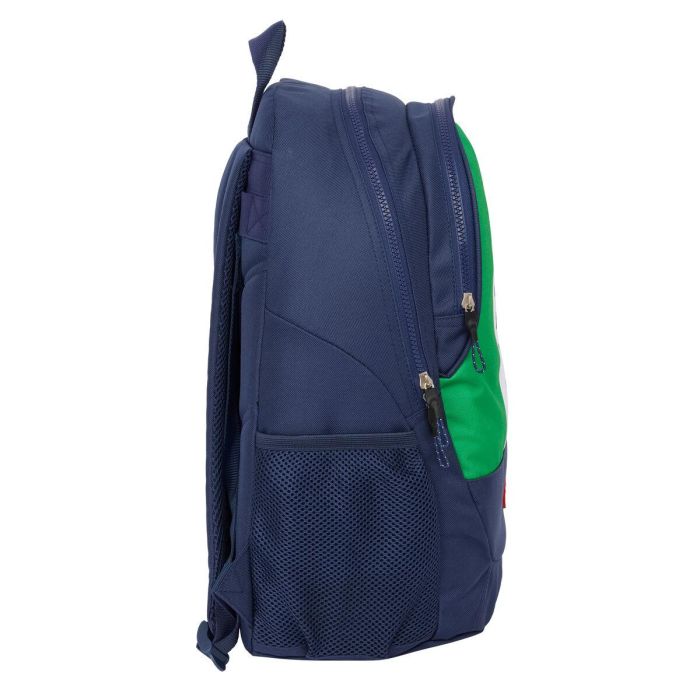 Mochila Escolar Benetton Flag Azul marino 32 x 44 x 16 cm 2 Mochila Escolar Benetton Flag Azul marino 32 x 44 x 16 cm 2
